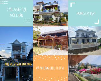 6 căn villa gia đình nằm giữa trung tâm thị trấn Mộc Châu