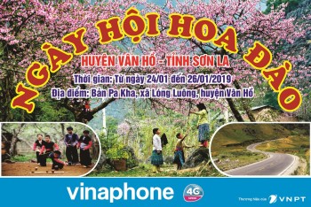 Tổ chức "Ngày hội hoa Đào" huyện Vân Hồ, năm 2019