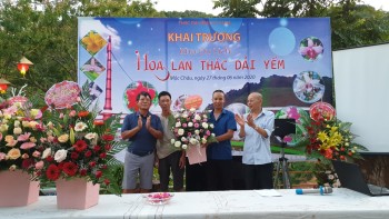 KHAI TRƯƠNG KHU DU LỊCH HOA LAN THÁC DẢI YẾM - VƯỜN HOA LAN LỚN NHẤT MỘC CHÂU.