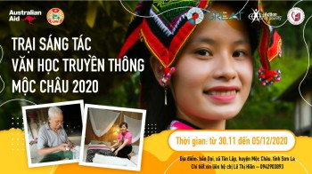 TRẠI SÁNG TÁC VĂN HỌC TRUYỀN THÔNG MỘC CHÂU 2020: KẾT NỐI CÁC TÁC GIẢ TRẺ VỚI VĂN HOÁ TRUYỀN THỐNG DÂN TỘC THÁI