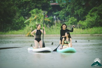 Chương trình SUP tour Mộc Châu - Bộ môn thể thao kết hợp với du lịch cực hot tại Mộc Châu