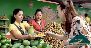 Hàng chục gian hàng nông đặc sản Sơn La đã có mặt tại Hà Nội