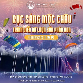 NHỮNG ĐỊA ĐIỂM XEM PHÁO HOA VÀ NHẠC HỘI DỊP TẾT ĐỘC LẬP CHỢ TÌNH MỘC CHÂU 2/9.