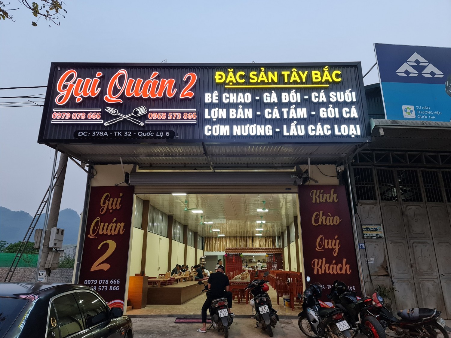 nhà hàng mộc châu gụi quán 2