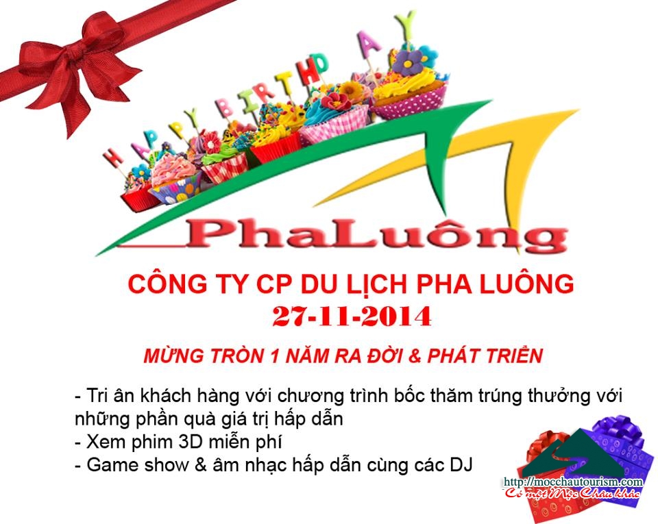 Công ty Cổ phần DU lịch Pha Luông tặng quà đặc biệt