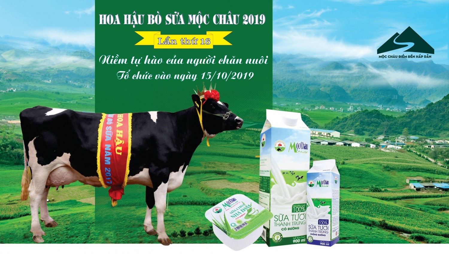 HỘI THI HOA HẬU BÒ SỮA MỘC CHÂU 2019 - LẦN THỨ 16