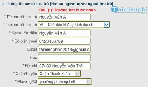 huong dan khai bao tam tru cho nguoi nuoc ngoai qua mang 2