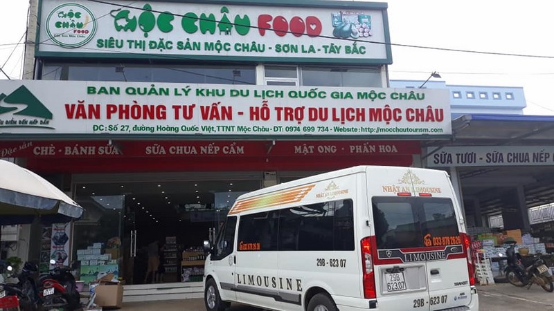 siêu thị đặc sản mộc châu