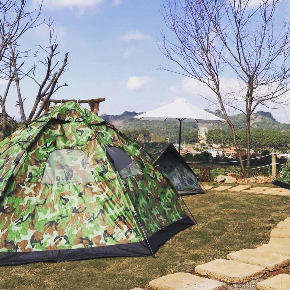 đồi gió camping